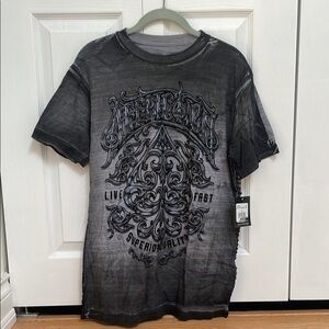 Affliction Black Graphic Men's T-Shirt